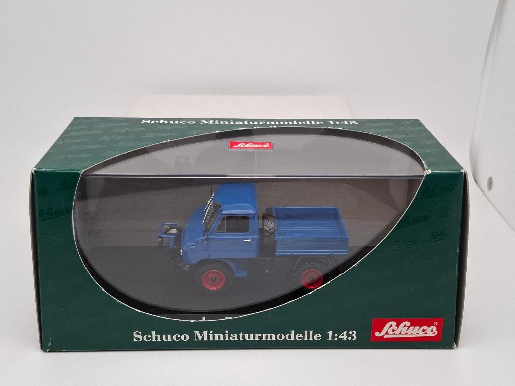 Unimog 411 - Schuco 1/43, Hobby en Vrije tijd, Modelauto's | 1:43, Zo goed als nieuw, Bus of Vrachtwagen, Schuco, Verzenden