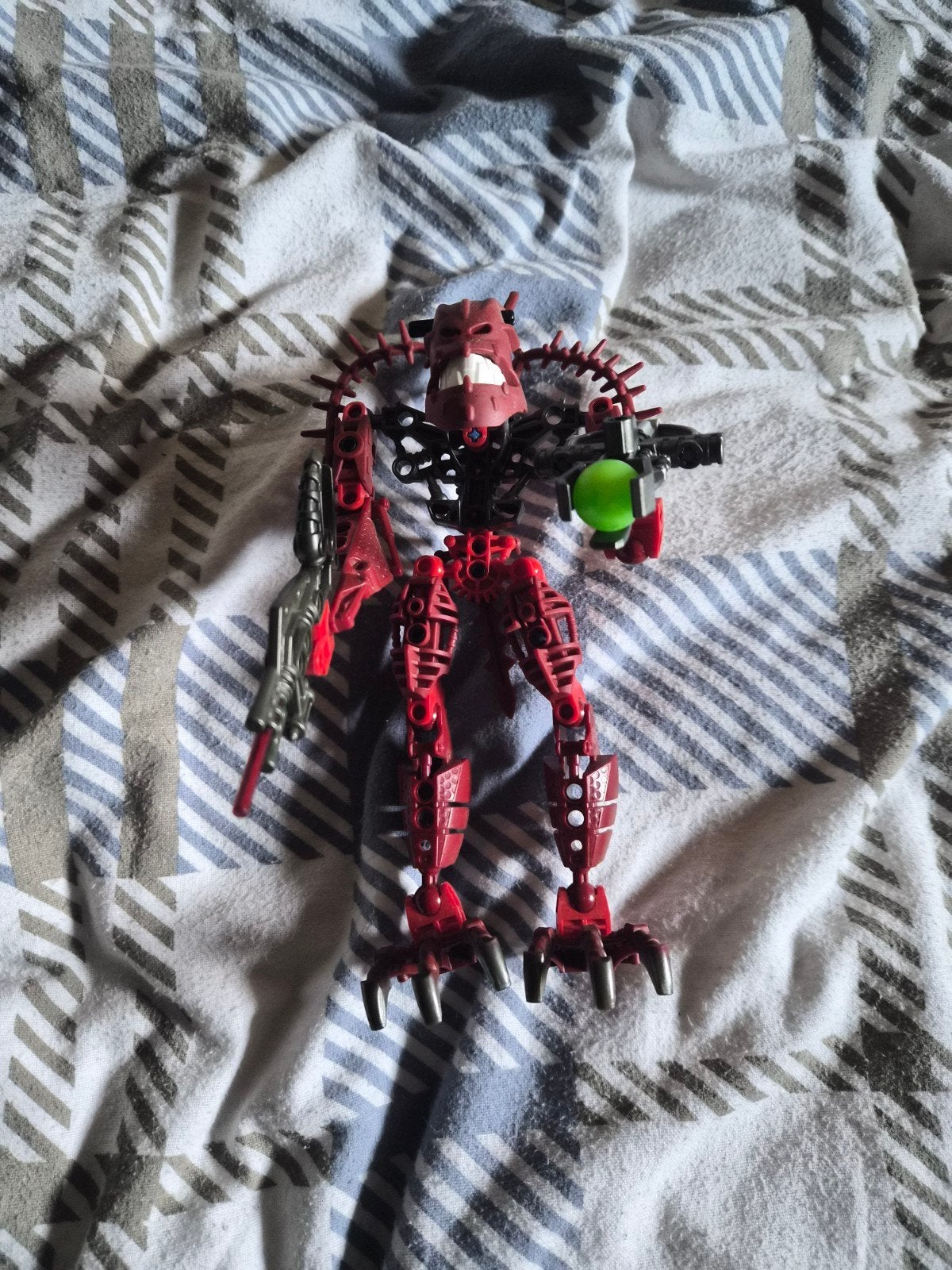 LEGO Bionicle Rahkshi Hakann - Groene Bal Aanwezig, Ophalen of Verzenden, Gebruikt, Overige merken