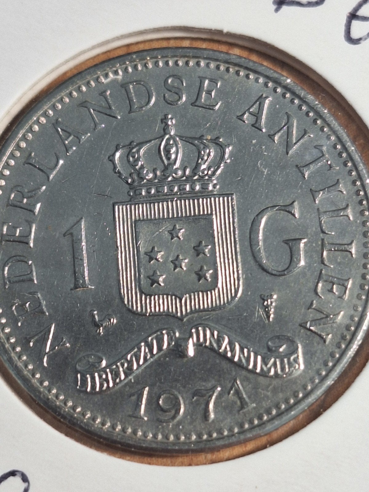 NEDERLAND 1 gulden 1971 (#50), Ophalen of Verzenden, Koningin Juliana, 1 gulden, Losse munt