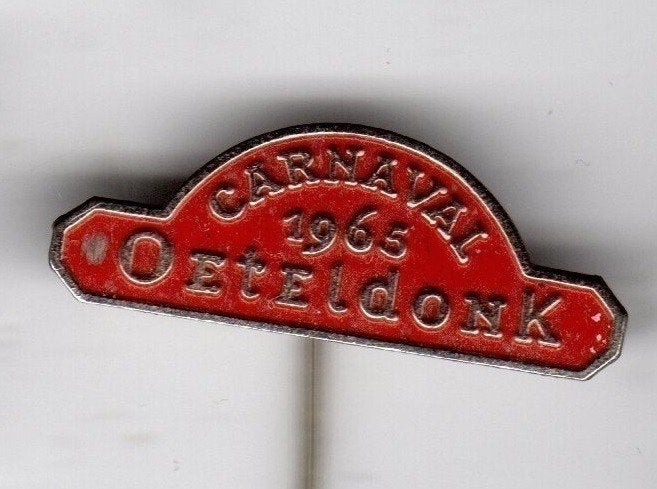 Speldje CARNAVAL OETELDONK 1965 DEN BOSCH  (A1), Ophalen of Verzenden, Gebruikt, Overige onderwerpen