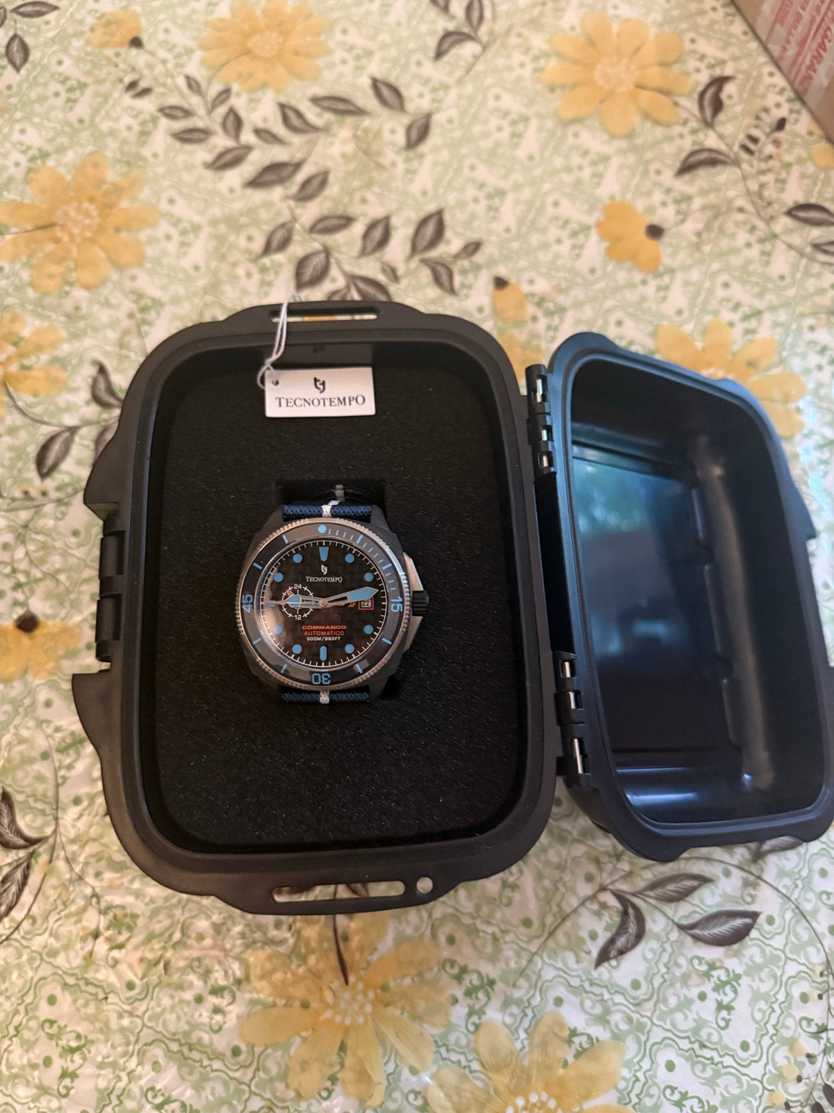 Tecnotempo Commando horloge - Nieuw in Box, Overige merken, Staal, Polshorloge, Overige materialen