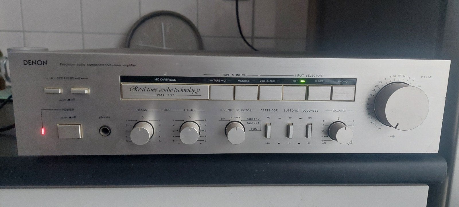 DENON PMA-737, Audio, Tv en Foto, Versterkers en Receivers, Ophalen of Verzenden, Gebruikt, Denon