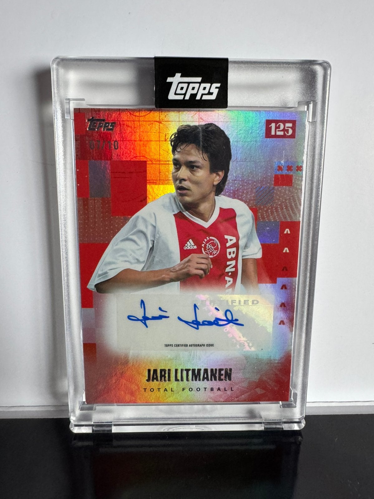 Jari Litmanen Ajax /10 Topps 125, Ophalen of Verzenden, Zo goed als nieuw, Plaatje