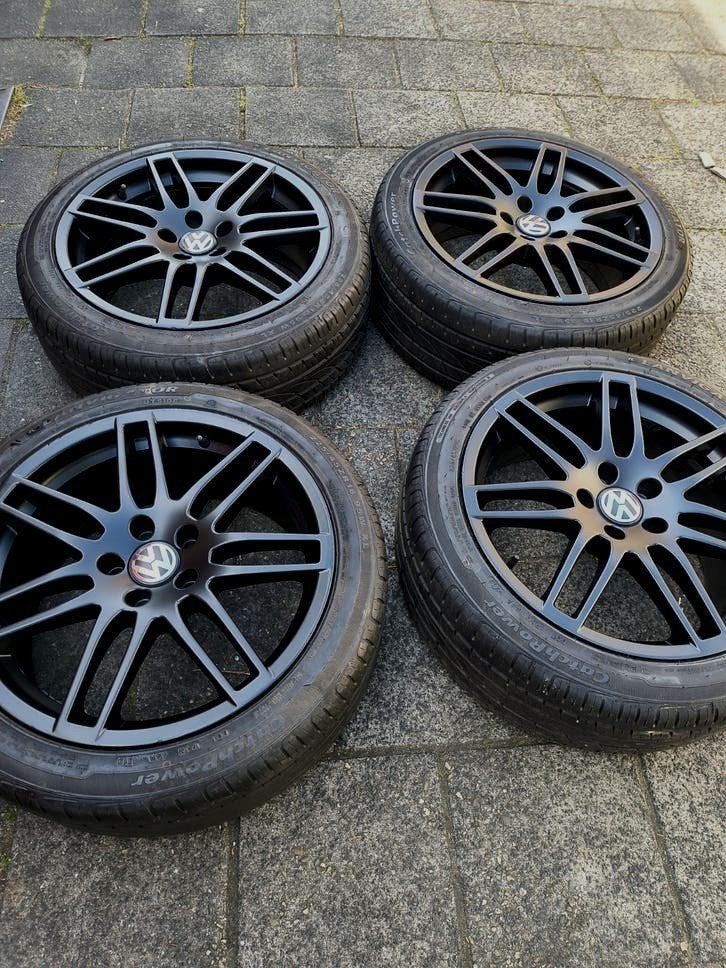 Vw velgen 18 inch 5x112 golf 5 6 7 caddy eos gti 18inch, Auto-onderdelen, Ophanging en Onderstel, Ophalen, Gebruikt, Audi