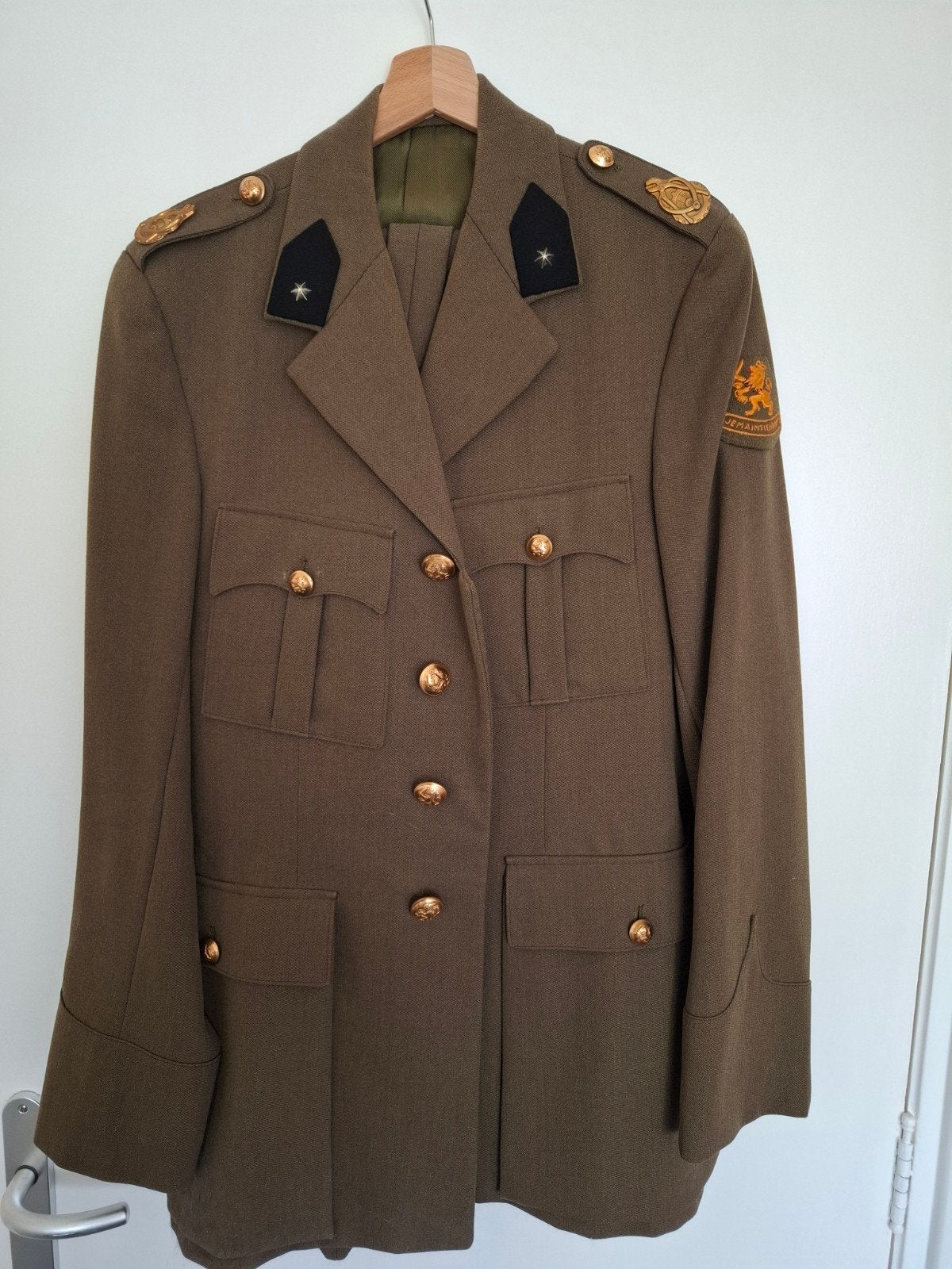 officiers uniform jaren 50, Ophalen of Verzenden, Landmacht, Nederland, Kleding of Schoenen