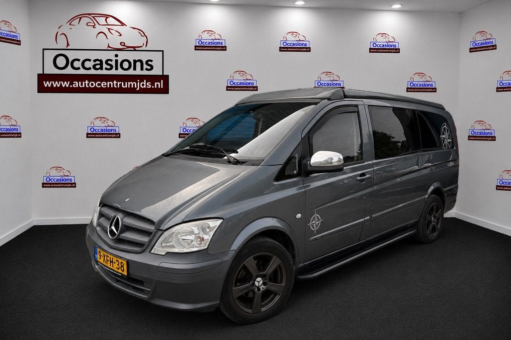 Mercedes-Benz VITO 111 CDI camper Airco , trekhaak , voorten, Caravans en Kamperen, Mercedes-Benz, Bedrijf, Hefdak, Tot 5 meter