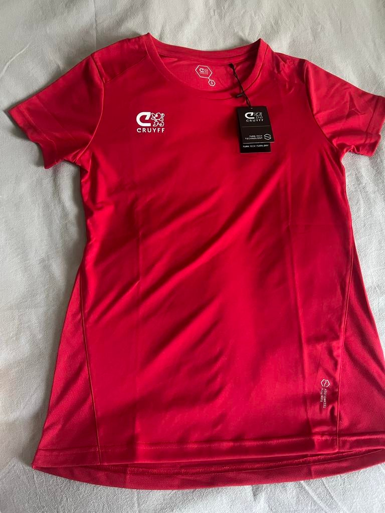 Cruyff Training Shirt, Kleding | Dames, Sportkleding, Nieuw, Overige typen, Maat 36 (S), Rood, Ophalen of Verzenden