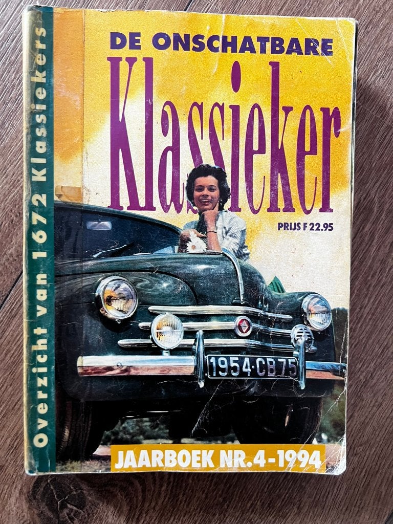 De Onschatbare Klassieker Jaarboek Nr. 4 - 1994, Boeken, Auto's | Boeken, Ophalen of Verzenden, Gelezen, Algemeen