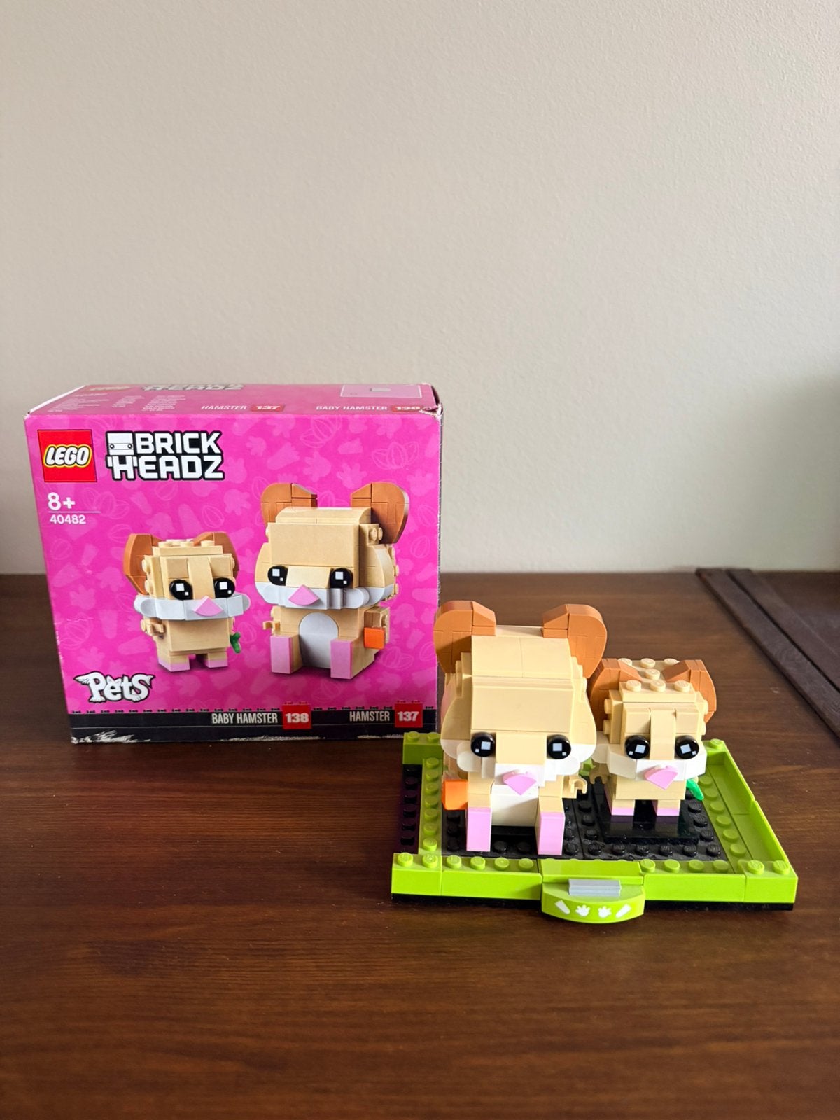 Lego brick headz 40482 hamster, Ophalen of Verzenden, Zo goed als nieuw