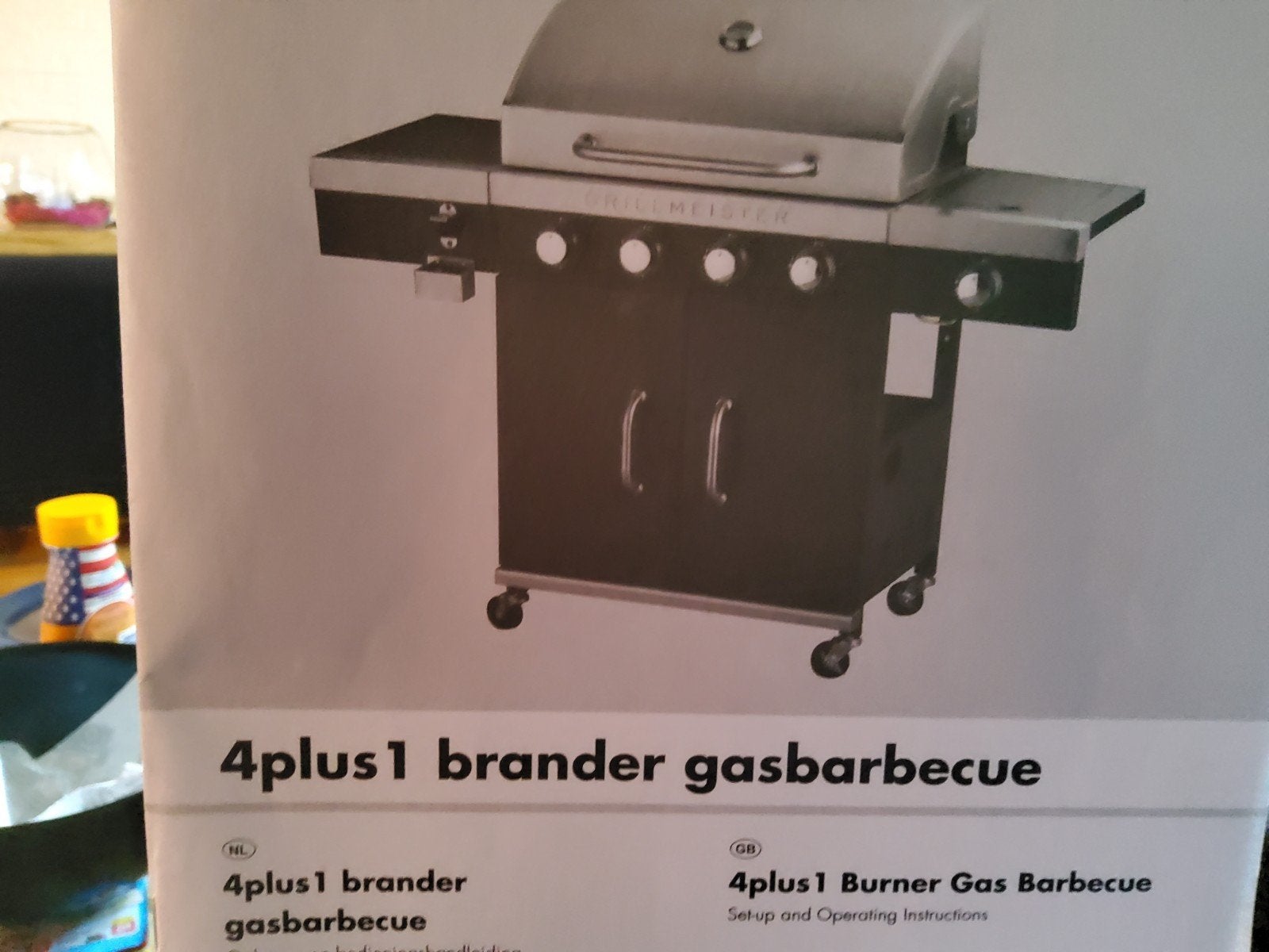 GAS  barbeque, Ophalen