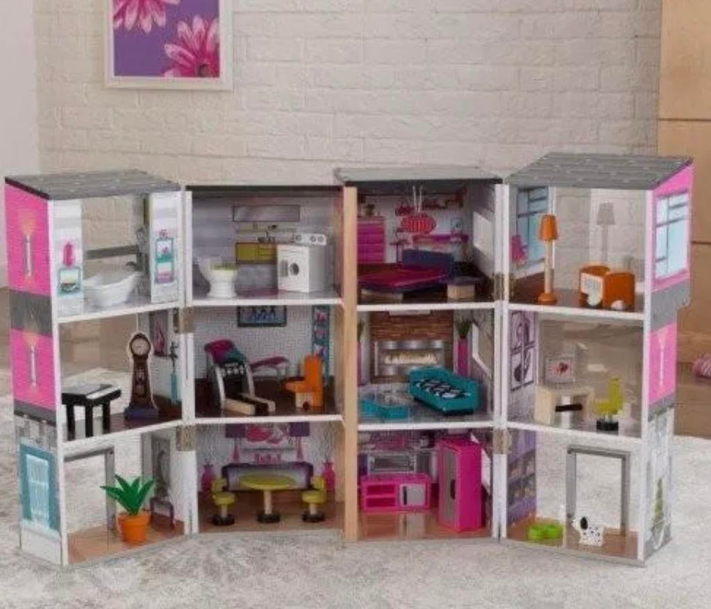 Kidkraft poppenhuis Contemporary Deluxe - Nieuw in doos, Ophalen of Verzenden, Nieuw, Poppenhuis