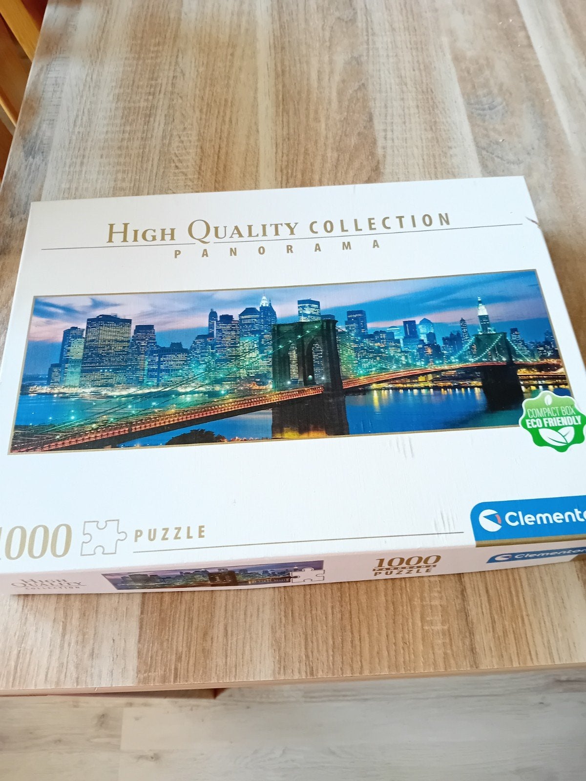 Clementoni Panorama Puzzel 1000 stukjes New York, Ophalen, 500 t/m 1500 stukjes, Zo goed als nieuw, Legpuzzel