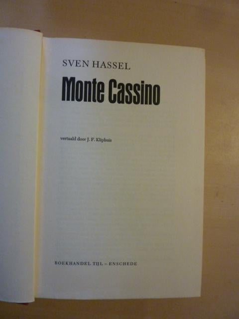 Sven Hassel - Monte Cassino, Boeken, Oorlog en Militair, Verzenden, Tweede Wereldoorlog, Zo goed als nieuw, Overige onderwerpen