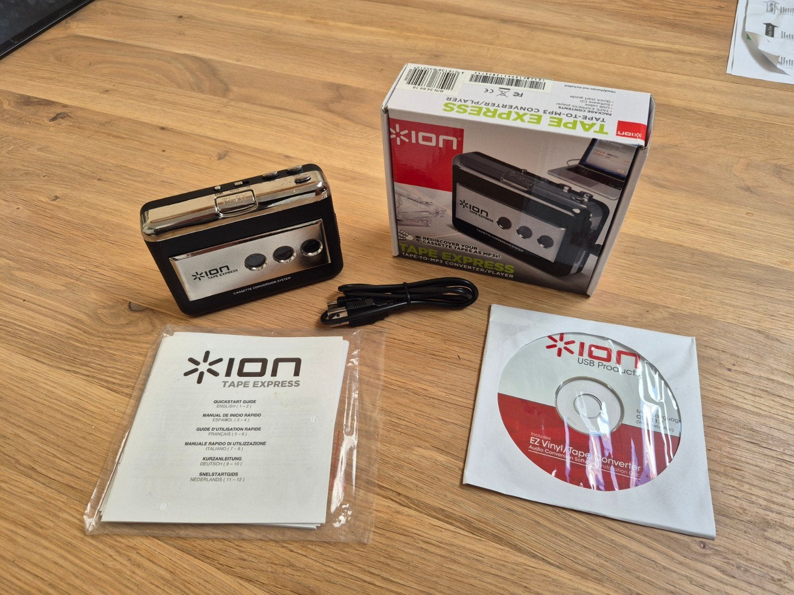 ION tape express converter voor cassettebandjes, Ophalen of Verzenden, Zo goed als nieuw