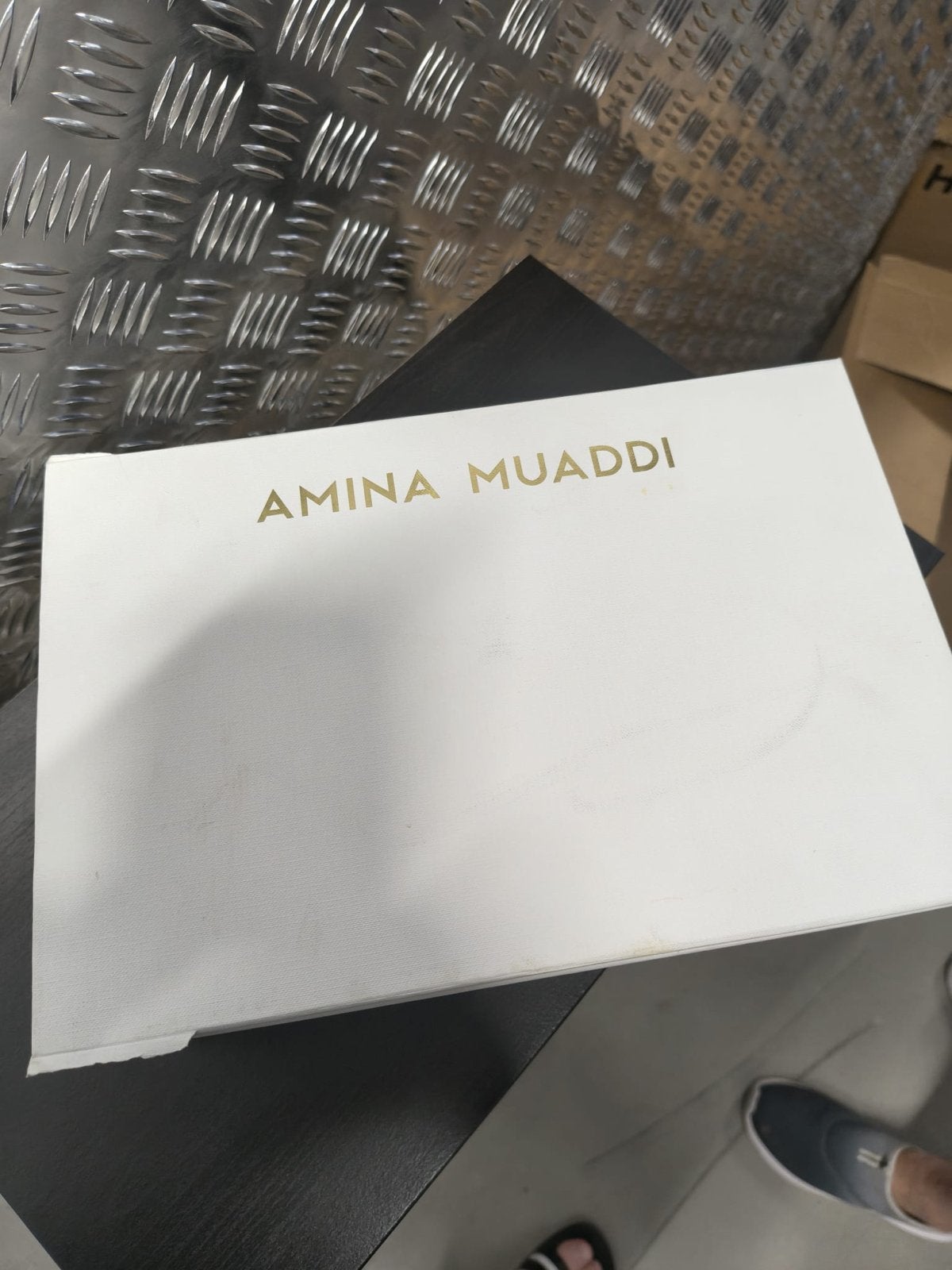 Amina Muaddi Begum Glass Sling Pumps - Nieuw in doos, Ophalen of Verzenden, Nieuw, Overige kleuren, Pumps