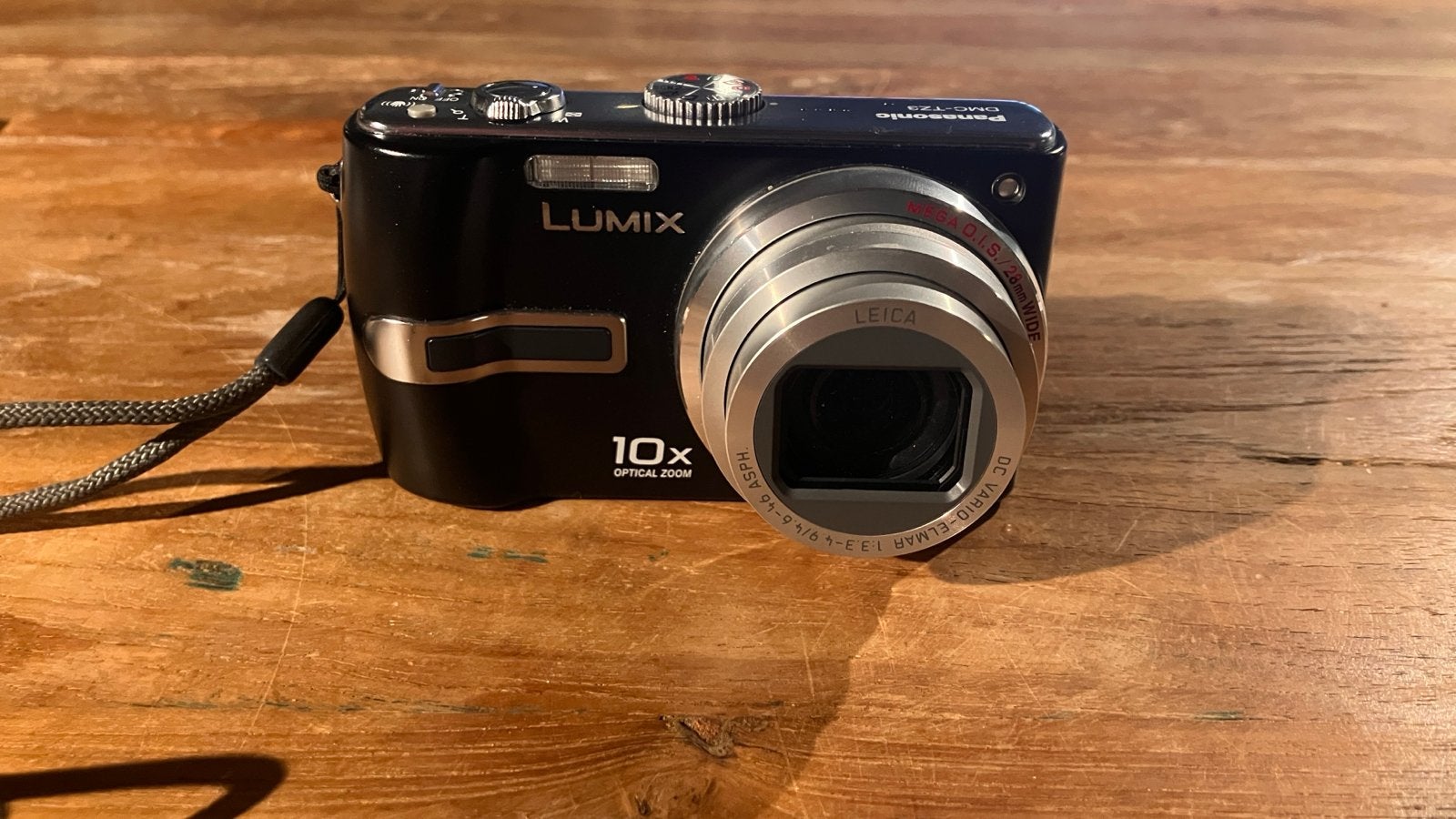 Panasonic Lumix DMC-TZ3 Compactcamera met 10x optische zoom, Accu, Gebruikt, Panasonic, Beeldstabilisatie
