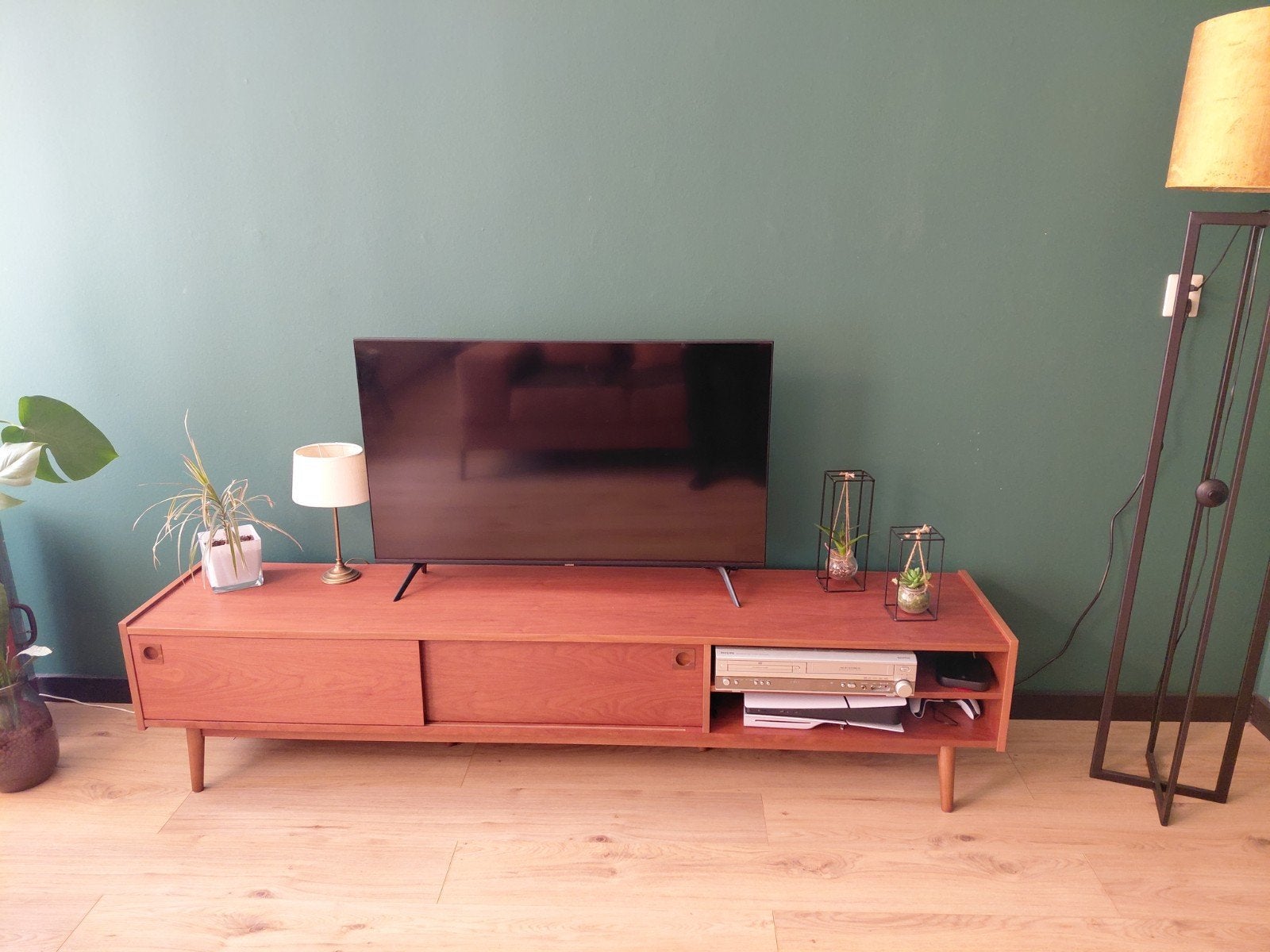NIEUW IN DOOS: Vintage Look TV-Meubel Griffith, Ophalen, Nieuw, 25 tot 50 cm, Minder dan 100 cm