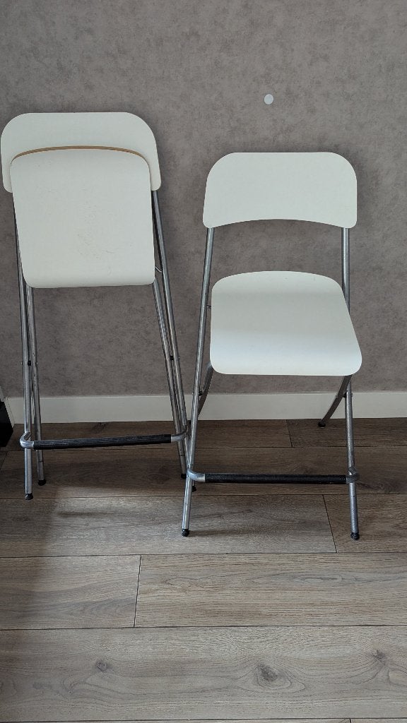 2 Ikea FRANKLIN high chairs, Ophalen, Met voetsteun, Zo goed als nieuw, 90 cm of meer