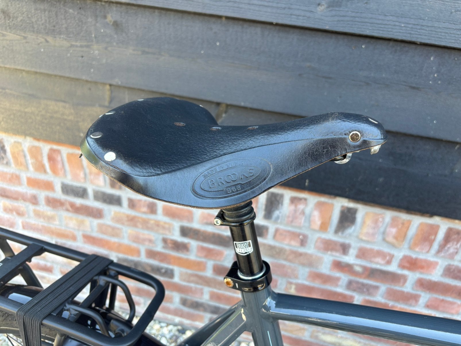 Als nieuw, Brooks b68 fietszadel, Fietsen en Brommers, Fietsaccessoires | Overige Fietsaccessoires, Ophalen, ., Zo goed als nieuw