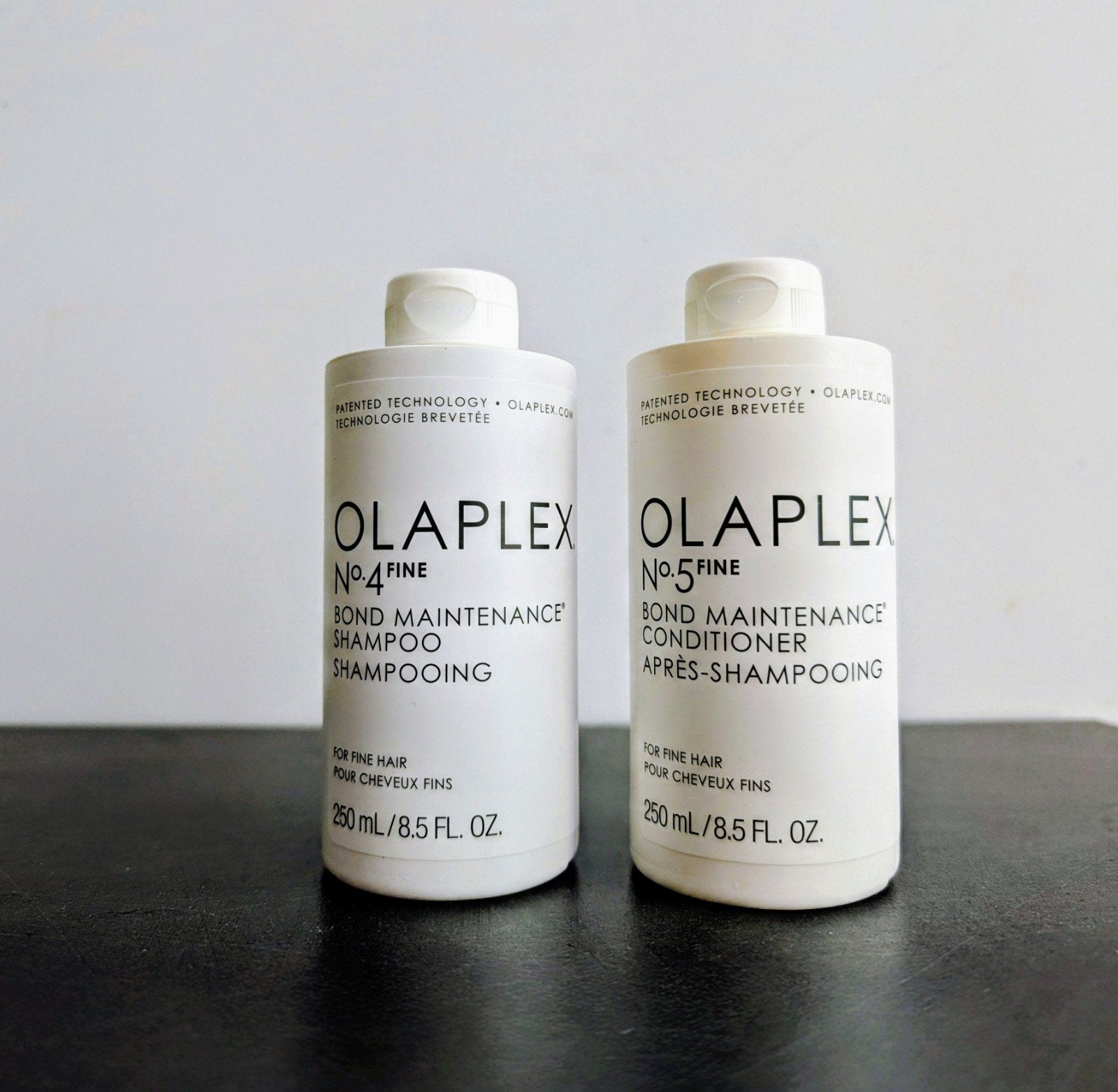 Olaplex No.4 en No.5 FINE shampoo & conditioner set (NIEUW), Verzenden, Nieuw, Shampoo of Conditioner