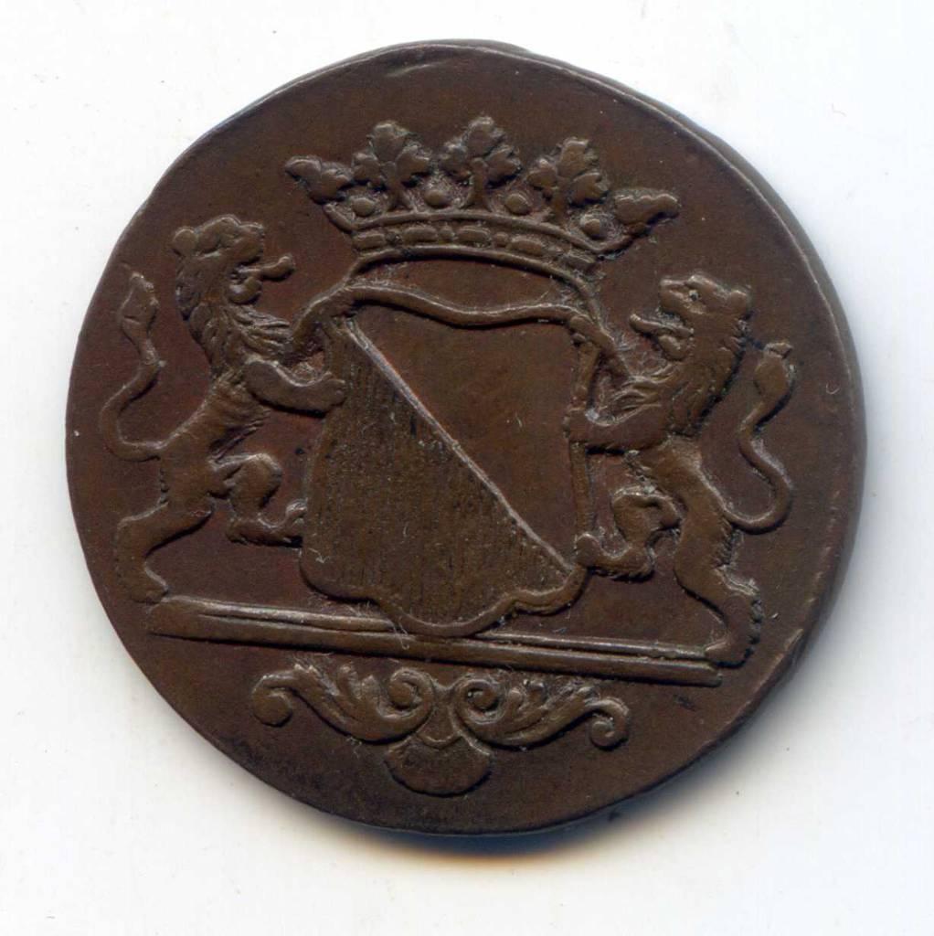 Nederland 1 Duit 1783 PR+ Heel iets originele kleur Zie opm., Postzegels en Munten, Munten | Nederland, Verzenden, Vóór koninkrijk