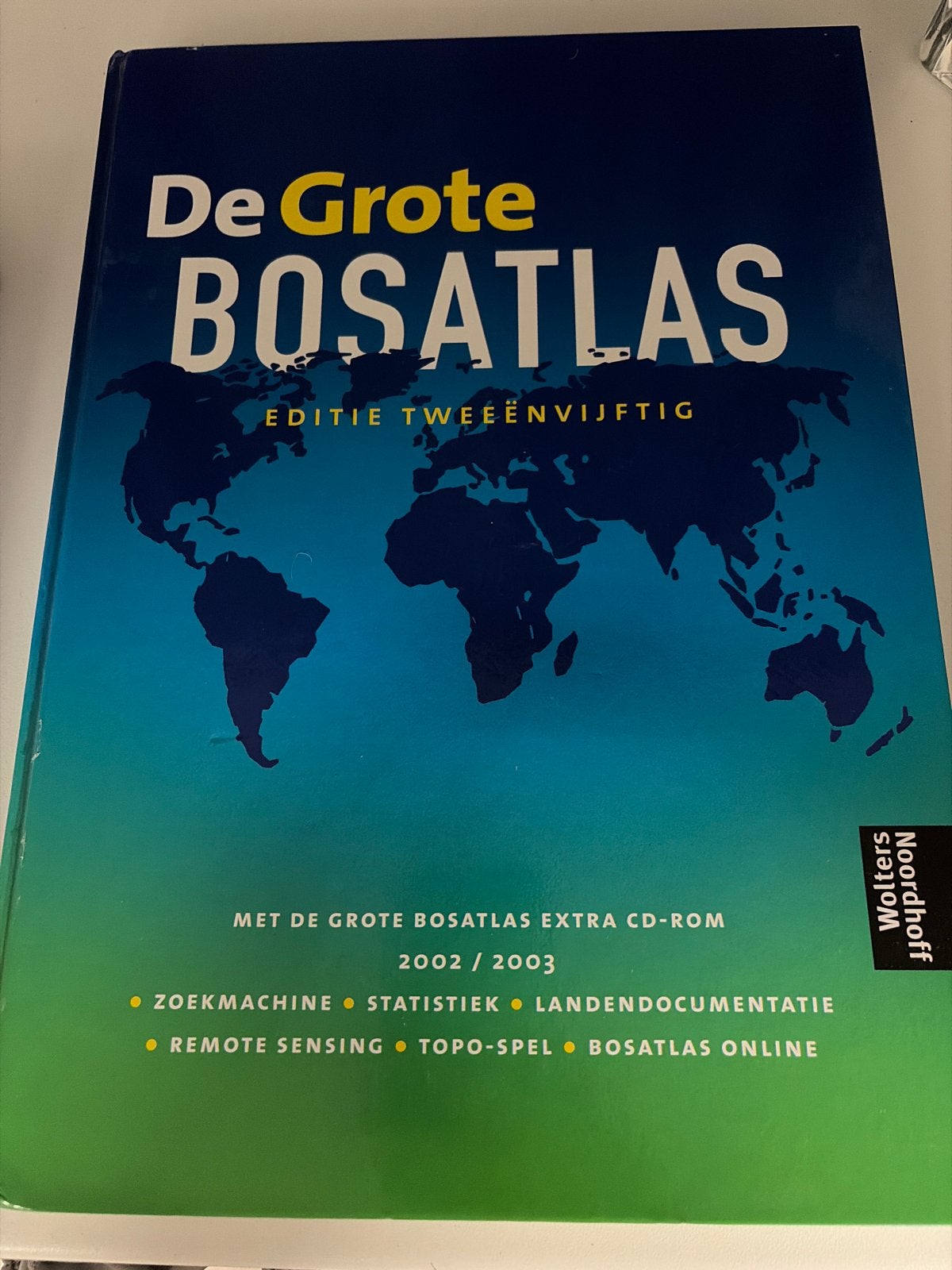 De Grote Bosatlas - Editie Tweeënvijftig (2002/2003), Boeken, Gelezen, Bosatlas, 2000 tot heden, Ophalen of Verzenden