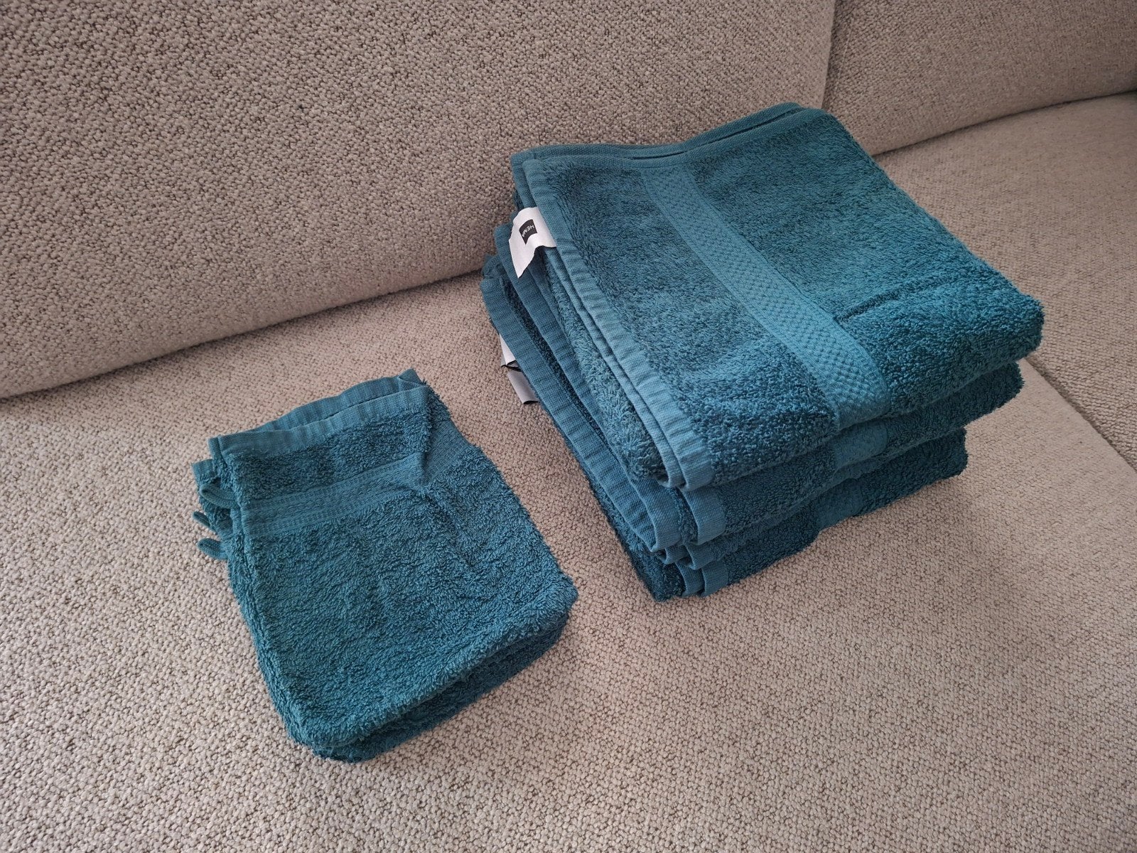 Hema handdoeken en washandjes, Ophalen