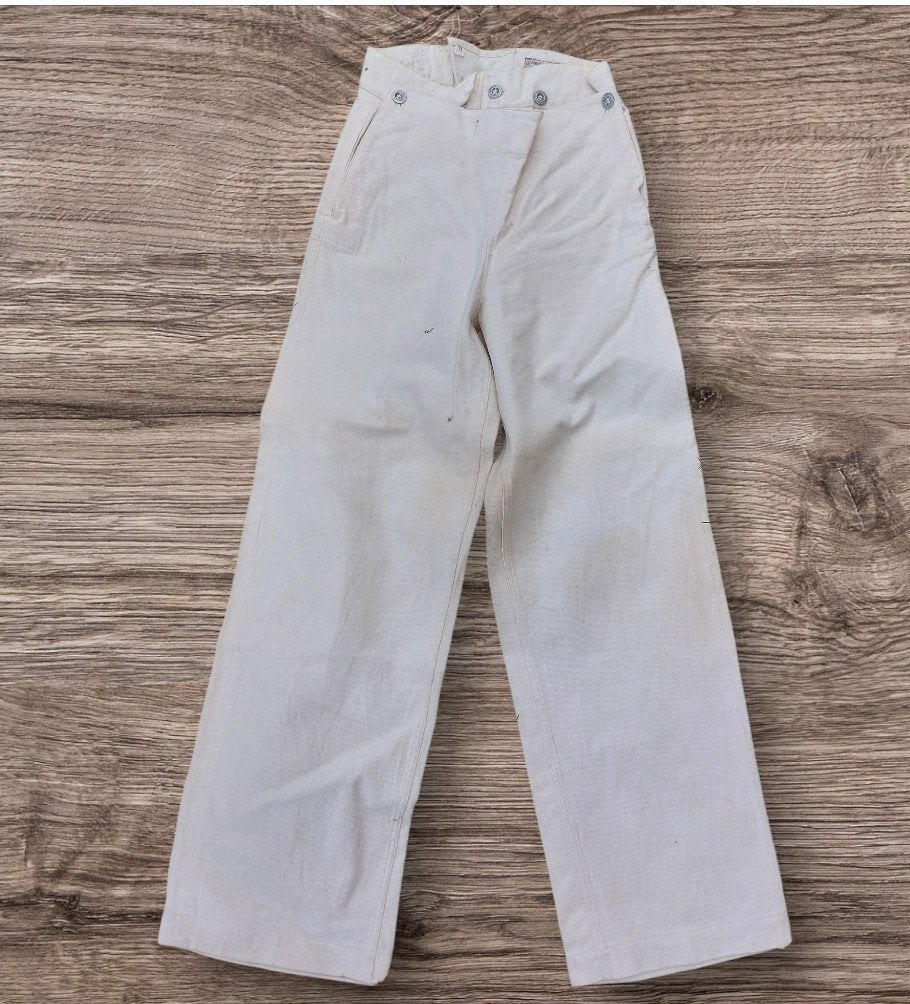 Kriegsmarine Hitlerjugend Drillich AHS broek, Verzamelen, Ophalen of Verzenden, Marine, Duitsland, Kleding of Schoenen