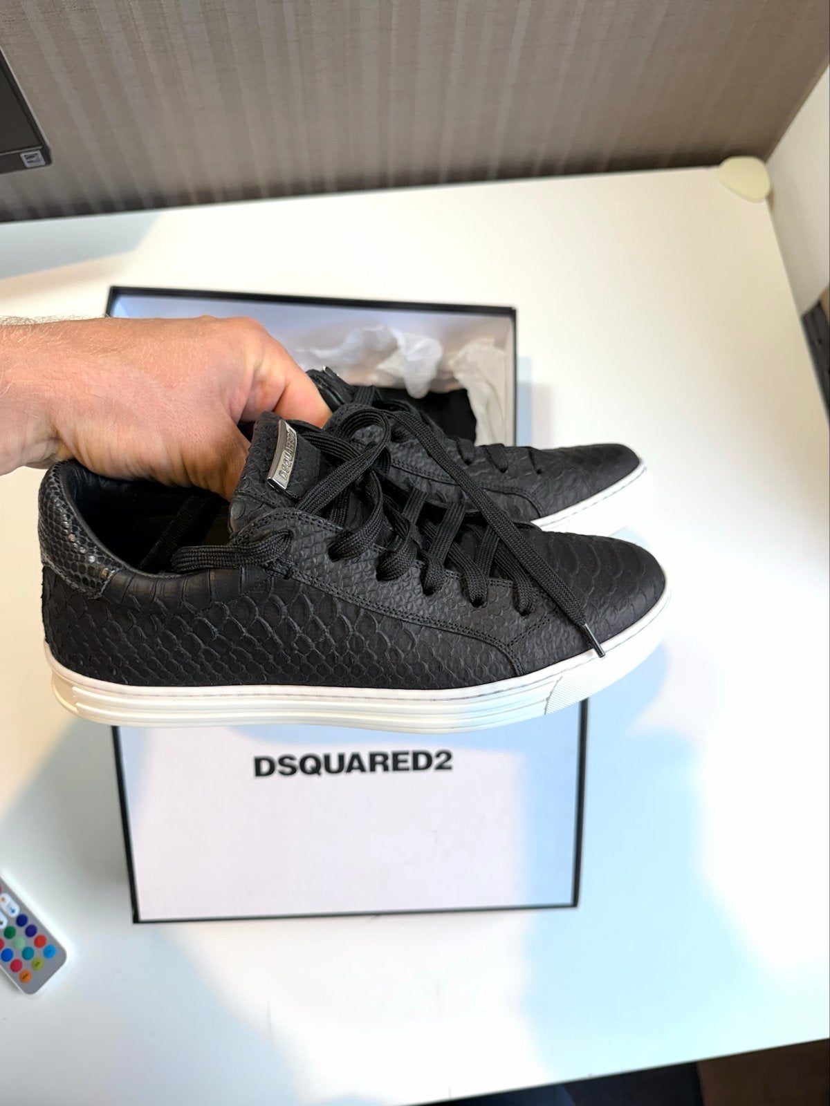 Dsquared2 sneakers 39, Verzenden, Zwart, Sneakers of Gympen, Zo goed als nieuw