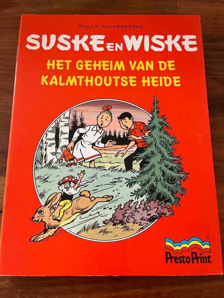 Suske en Wiske - Het Geheim van de Kalmthoutse Heide (Presto, Boeken, Stripboeken, Eén stripboek, Verzenden, Zo goed als nieuw