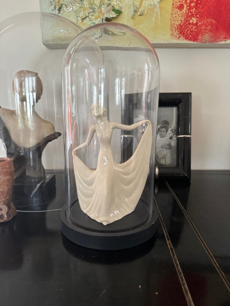 BROCANTE glazen stolp CHCS, Glas, Ophalen of Verzenden, Zo goed als nieuw, 11 cm