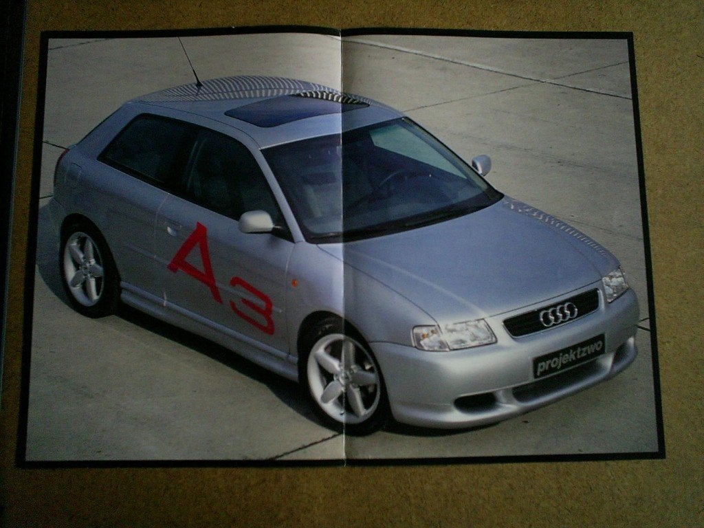 Audi A 3 Design Programma + Poster + Prijslijst, Verzenden, Zo goed als nieuw, Audi