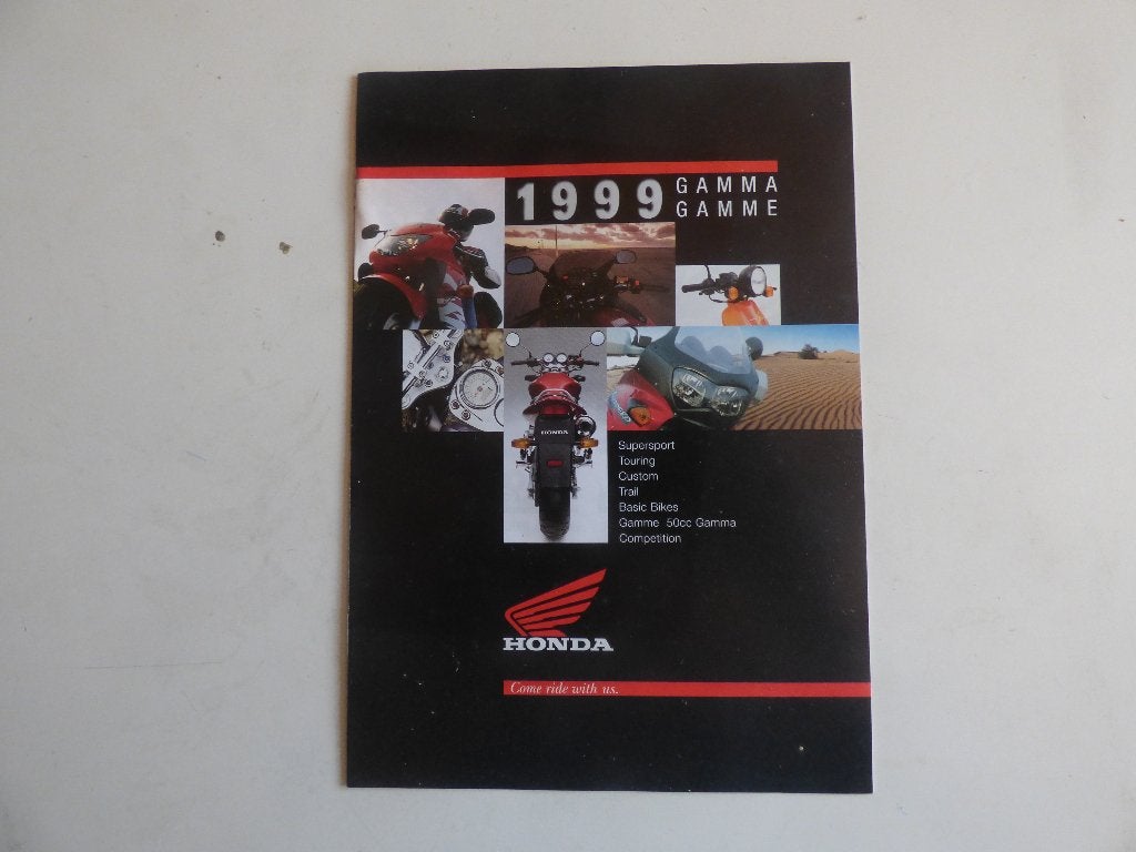 HONDA FOLDER MODELLEN JAAR 1999, Ophalen of Verzenden, Honda