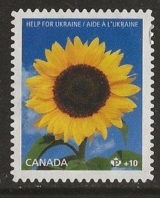 Canada 72, zonnebloem, Verzenden, Gestempeld, Noord-Amerika