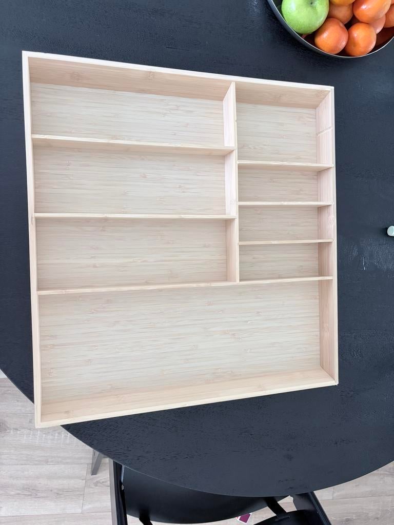 Ikea bamboe bestekbak 52x50cm, Ophalen, Gebruikt