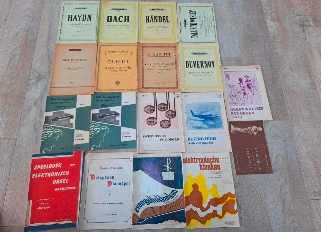 Diverse bladmuziek: Haydn, Bach en Händel., Ophalen, Gebruikt, Orgel, Klassiek