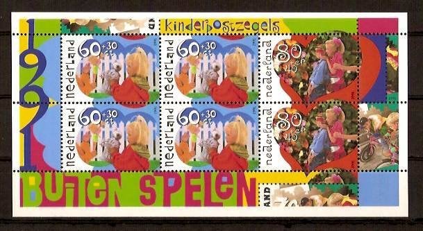Nederland NVPH nr 1486 postfris Kinderpostzegels 1991, Postzegels en Munten, Postzegels | Nederland, Ophalen of Verzenden, Na 1940