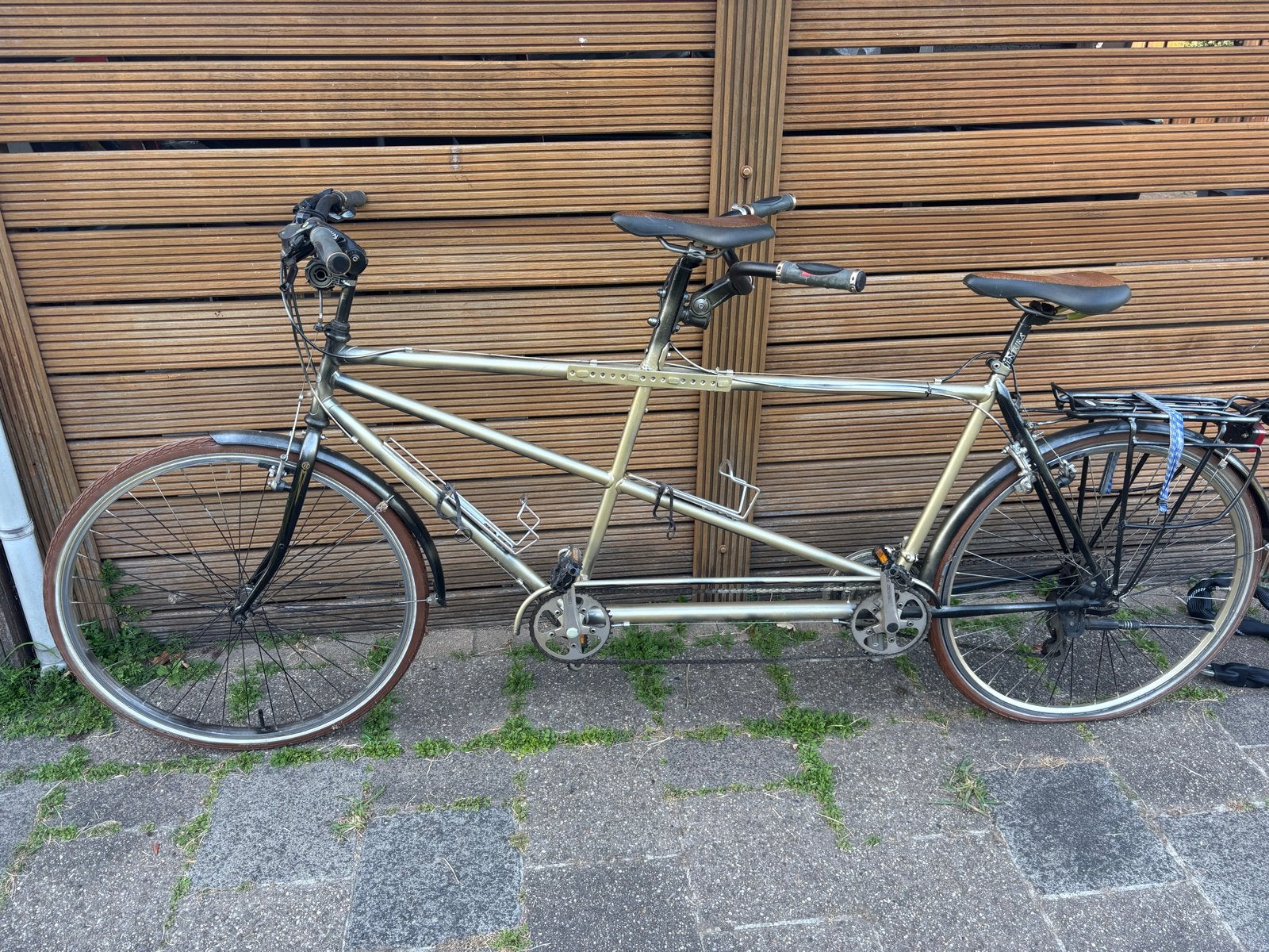 Tandemfiets - Perfect voor duo-avonturen, Ophalen, Gebruikt, Velgrem, 51 tot 55 cm