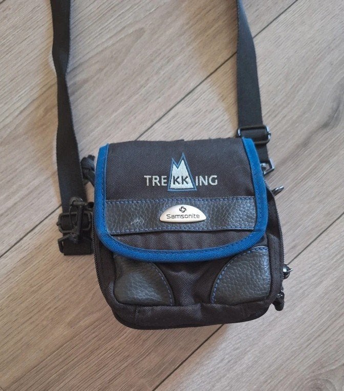 Samsonite cameratas met verstelbare schouderband, Gebruikt, Samsonite, Ophalen of Verzenden, Zwart