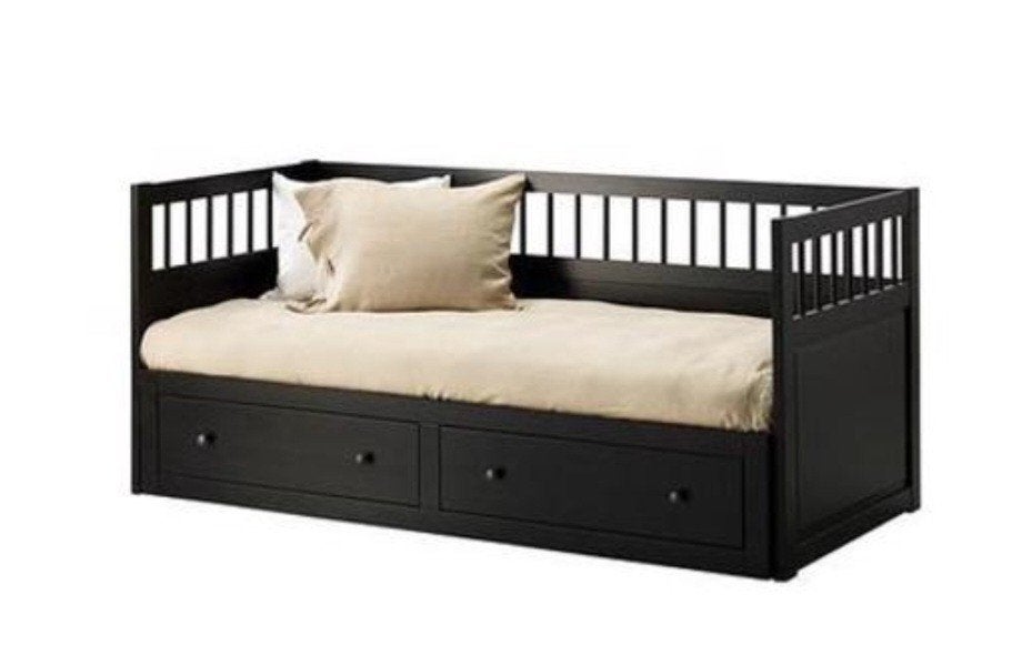 IKEA Hemnes bed donkerbruin, Huis en Inrichting, Slaapkamer | Bedden, Bruin, Tweepersoons, Ophalen of Verzenden, 200 cm