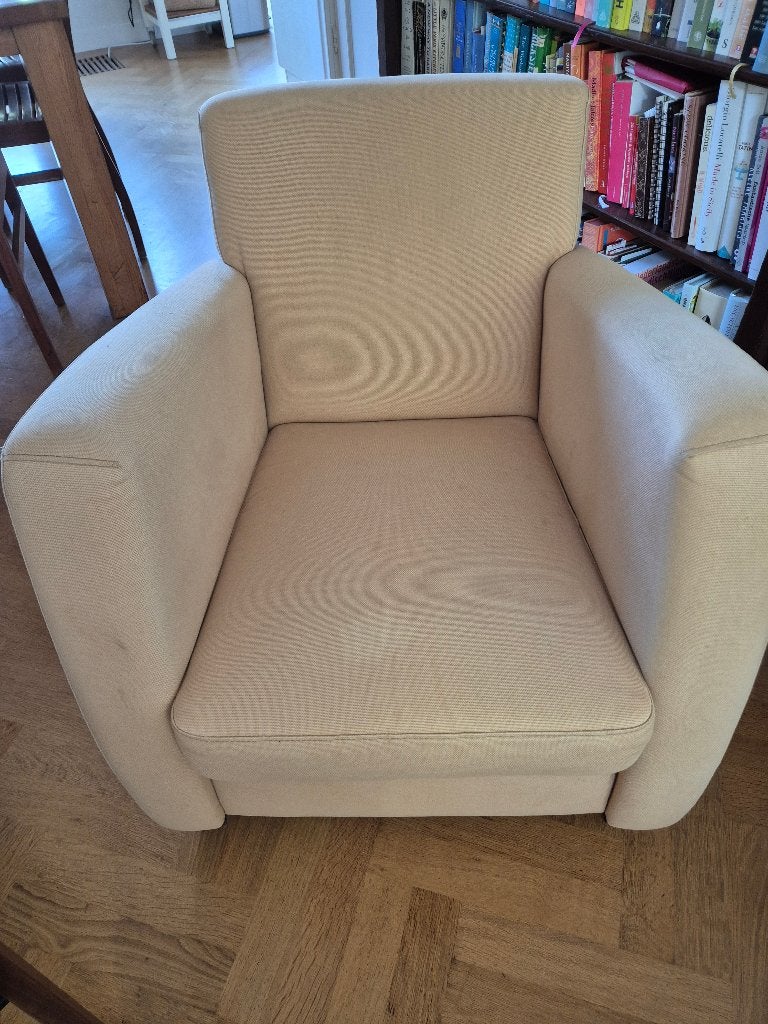 fauteuille, Ophalen, Gebruikt, 75 tot 100 cm, Stof
