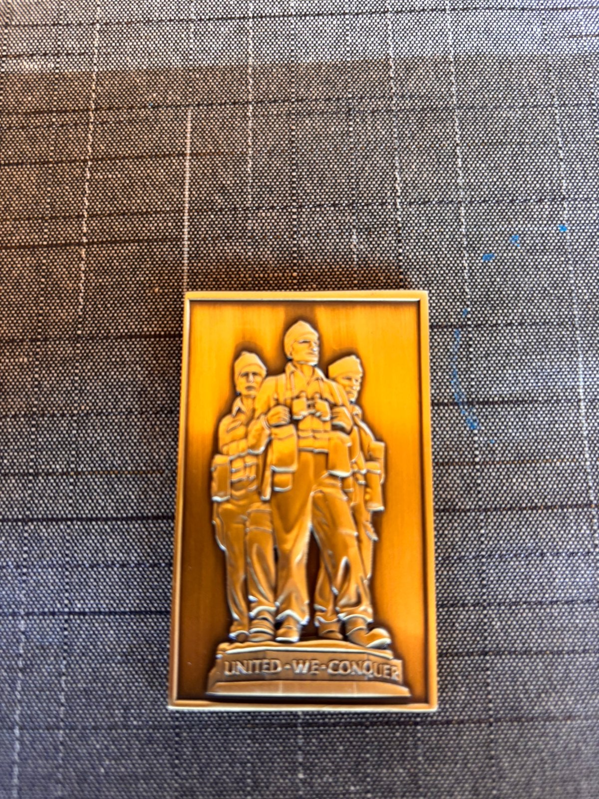 Mariniers commando coin, Ophalen of Verzenden, Marine, Nederland, Embleem of Badge