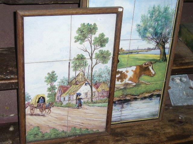 50% Korting Oude handbeschilderde tegels 13x13cm Westraven, Ophalen