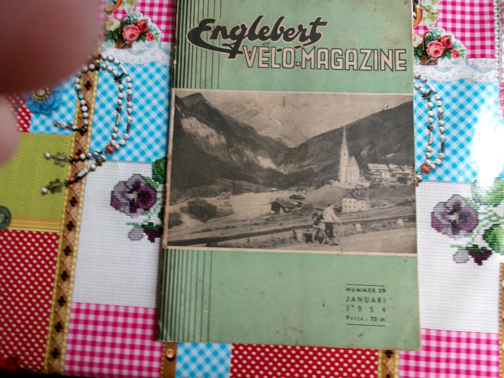 Eglebert velo-magazine - jan.1954 Zündapp combinette - Flink, Fietsen en Brommers, Ophalen of Verzenden, Gebruikt