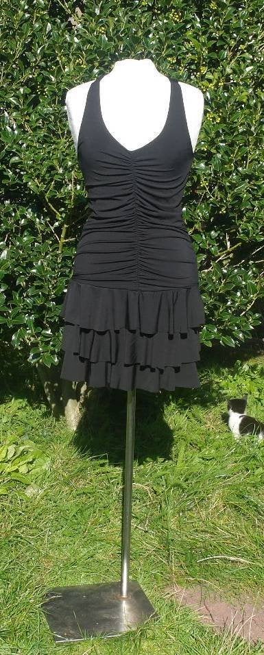 NIEUW gave MINI- Halterjurk,,zwart, mt. S/M, Kleding | Dames, ., Paars, Nieuw, Ophalen of Verzenden
