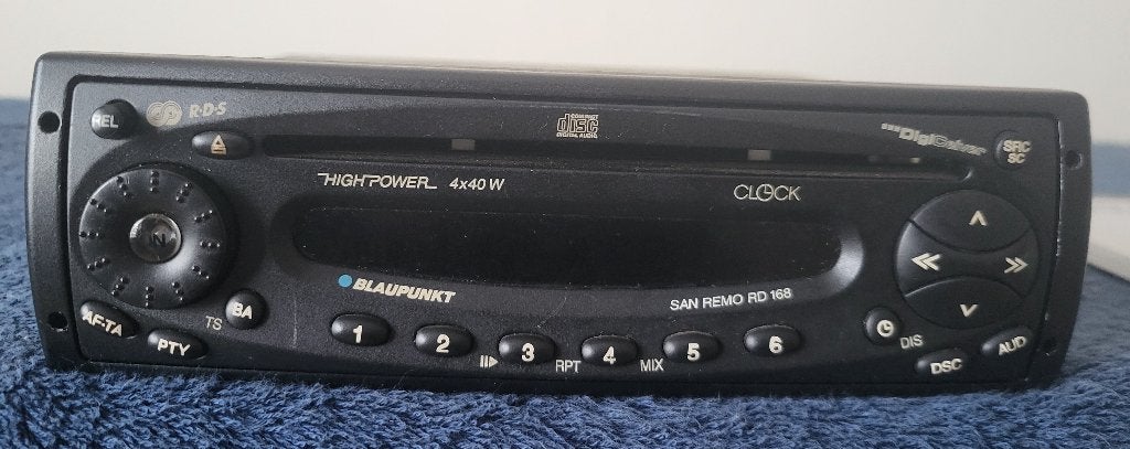 Blaupunkt RD 168 san remo/florida autoradio/cd speler+boekje, Auto diversen, Verzenden