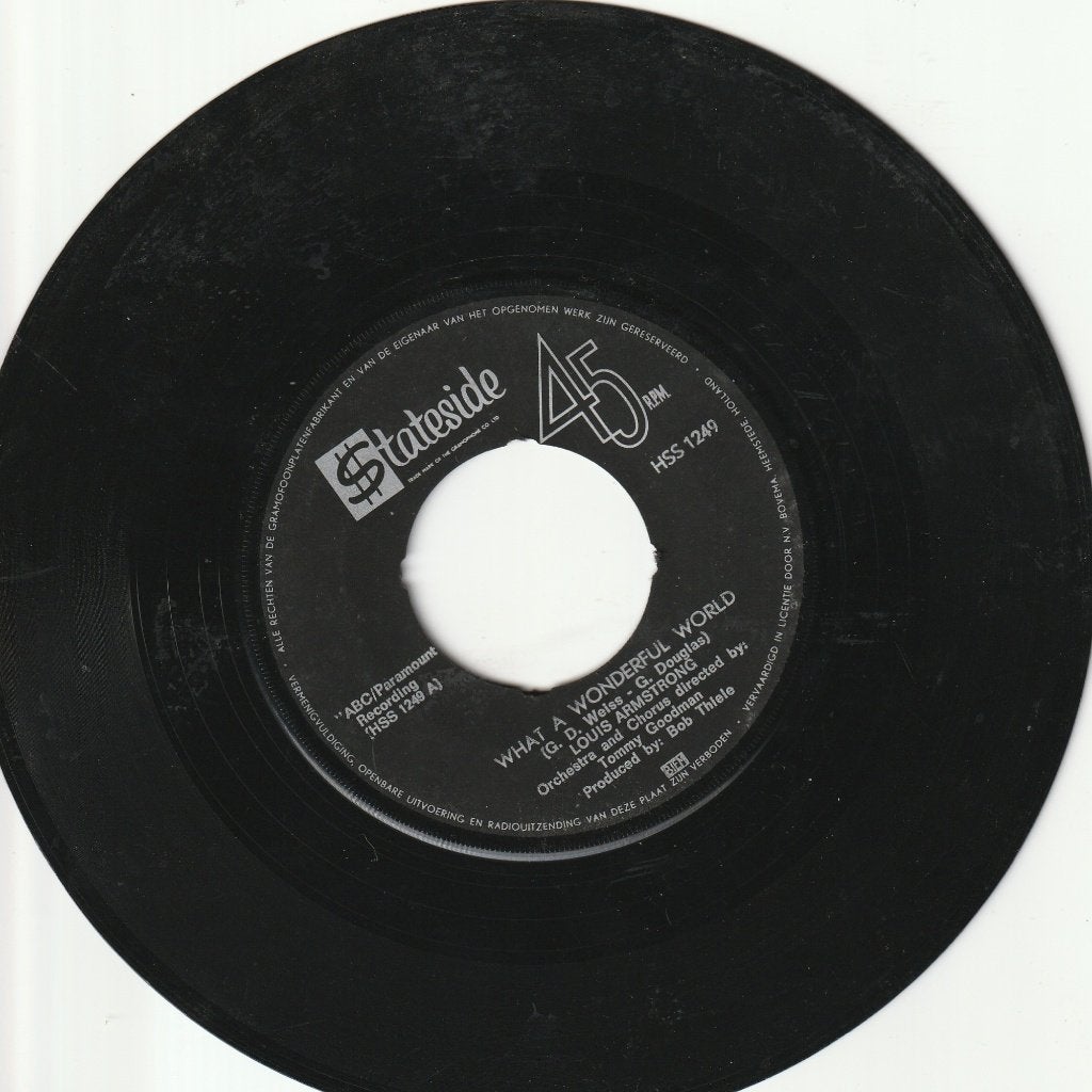 Louis Armstrong - What A Wonderful World & Cabaret 1968, Ophalen, Gebruikt, Jazz en Blues