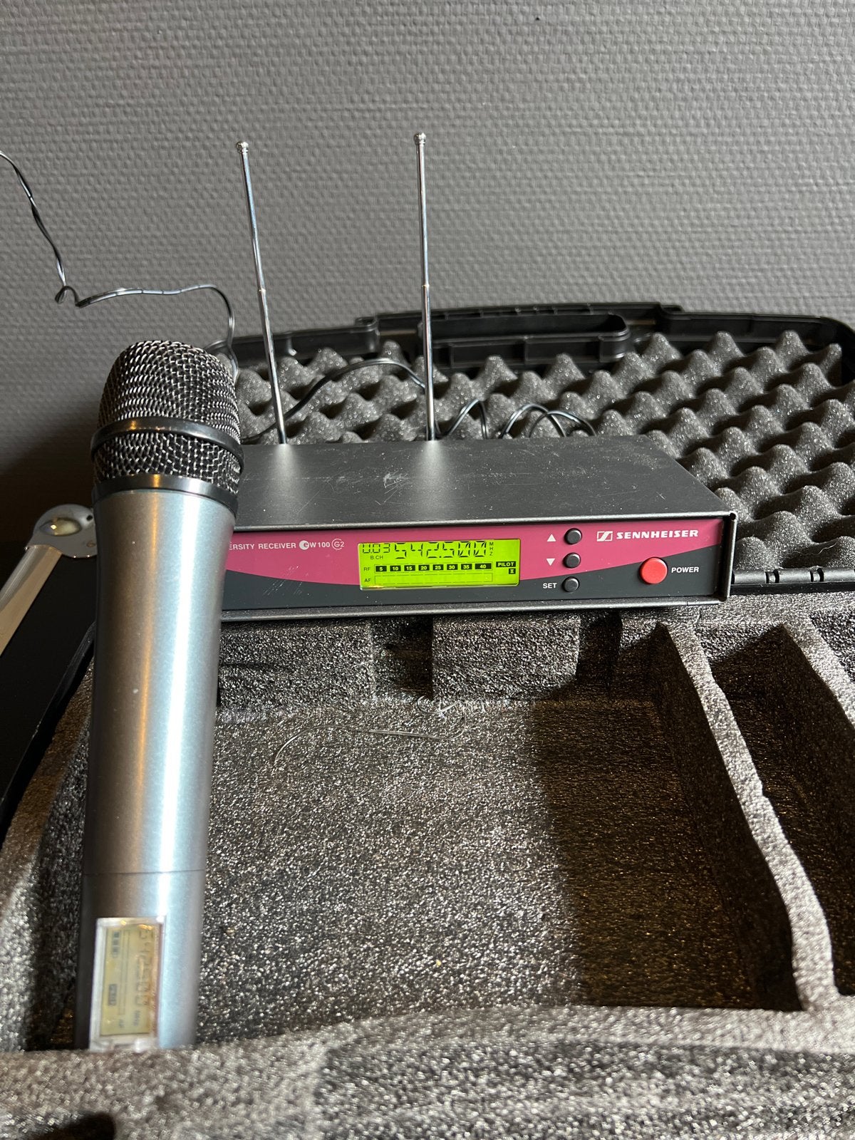 Sennheiser EW 100 G2 - A-band, Ophalen of Verzenden, Gebruikt, Zangmicrofoon, Draadloos