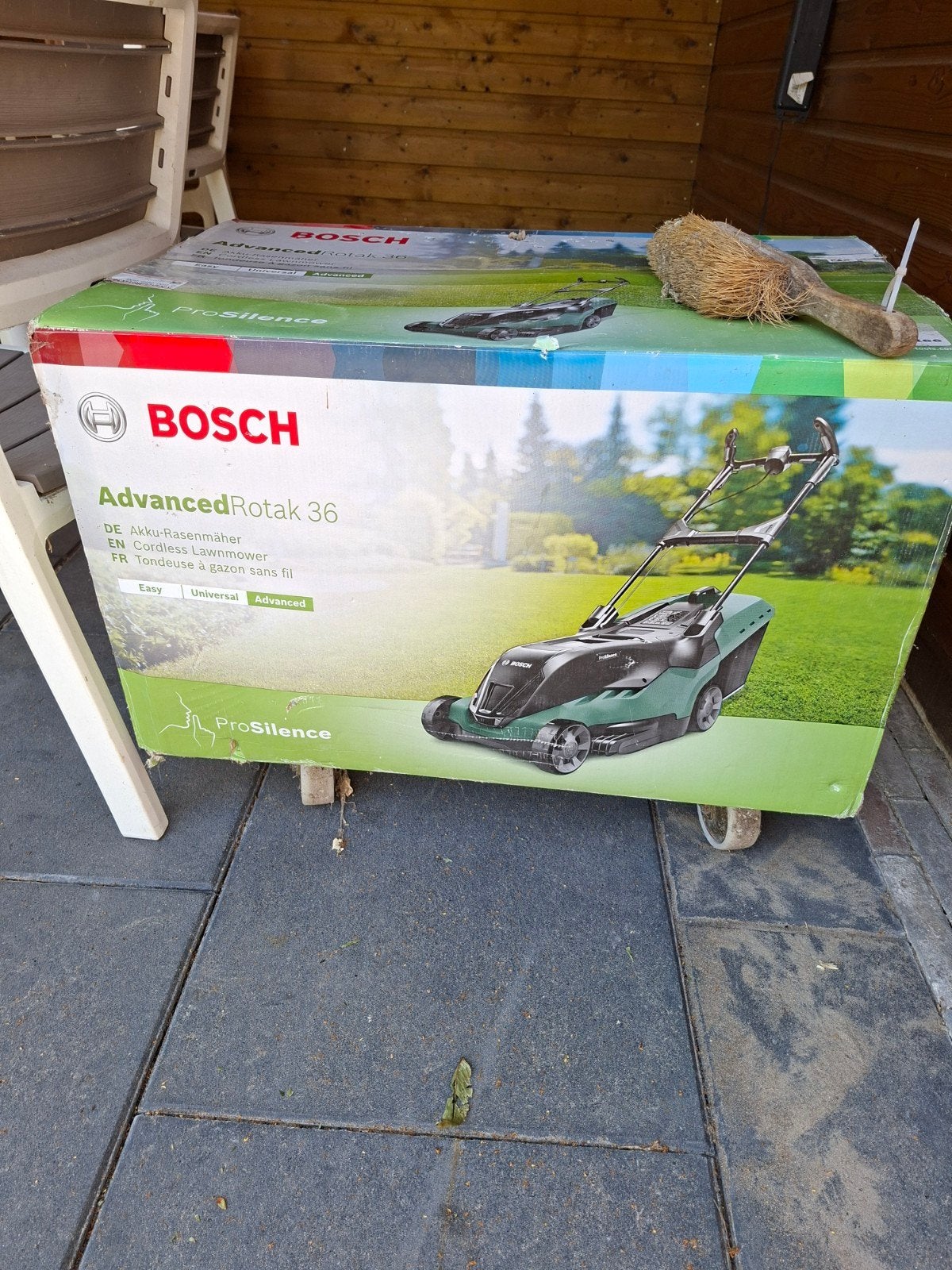 Bosch grasmaaier, Ophalen, Accu-grasmaaier, Nieuw, Opvangbak