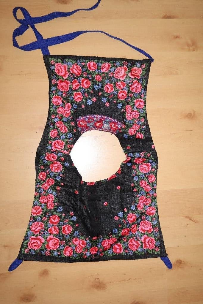 wollen mousseline kraplap; Staphorster klederdracht, Antiek en Kunst, Ophalen of Verzenden